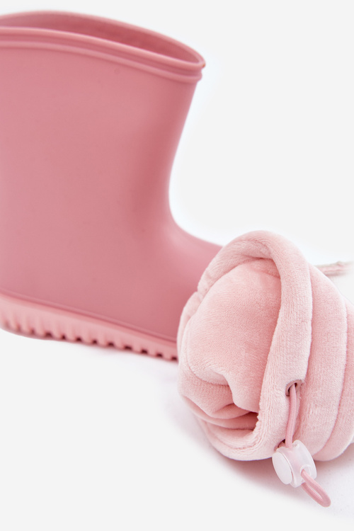 Dziecięce Kalosze Z Ocieplaczem Różowe Odirisse