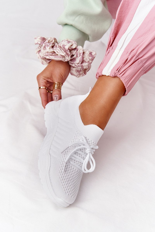 Damskie Sportowe Buty Sneakersy Białe Ruler