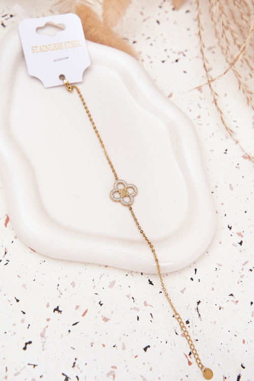 Women's Bracelet Made of Surgical Steel Gold