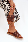 Women's Flat Sandals Dark Brown Mirona