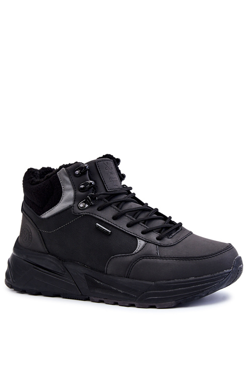 Men's Warm Trekking Shoes Cross Jeans KK1R4031C Black