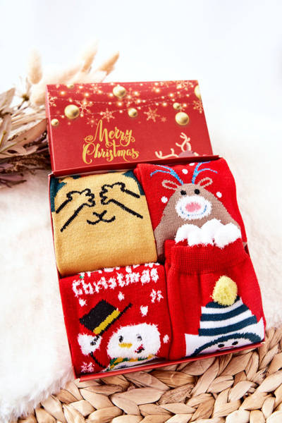 Kids' Socks Christmas Mix Cosas Set of 4 Pairs