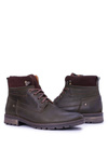 Neex Olive Leather Warmed Men's Kobe Boots