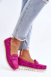 Women's Loafers On The Platform Fuchsia Mirren