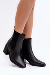 Women's High Heel Ankle Boots Black Creazza
