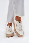 Women's Sneakers With Weaving Lee Cooper LCW-25-44-3217 White