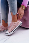 Sneakers Women's Low Lace-up Pink Veroli