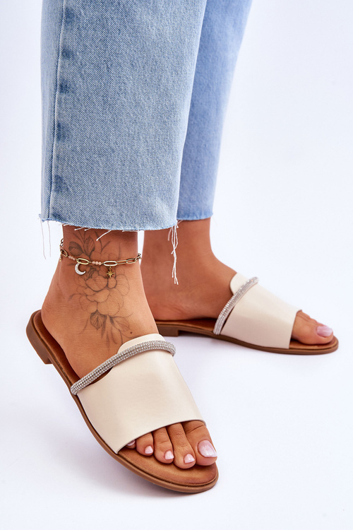 Elegant Flat Heels Beige Termen