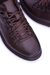 Neex Brown Leather Men's Warmed Boots Timmo Sneakers