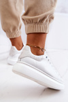 Buty Sportowe Sneakersy Damskie Białe GOE JJ2N4053