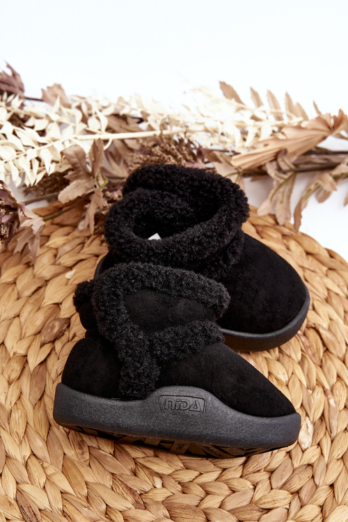 Children's Snow Boots with Velcro Black Unitia