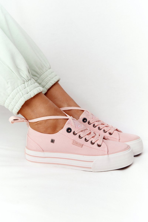 Women's Sneakers On A Platform BIG STAR HH274058 Pink
