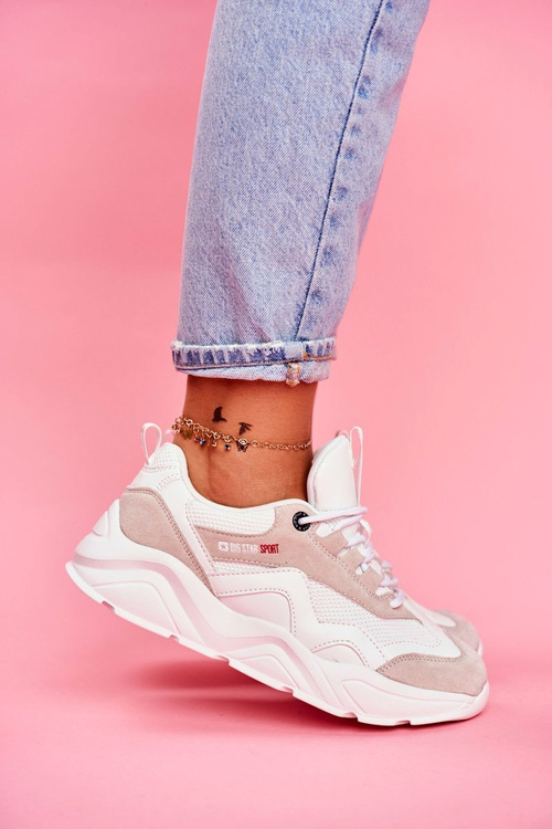 Women's Sports Shoes Sneakers Big Star White FF274958