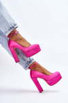 Fashionable High Heel Pumps Fuchsia Hayden