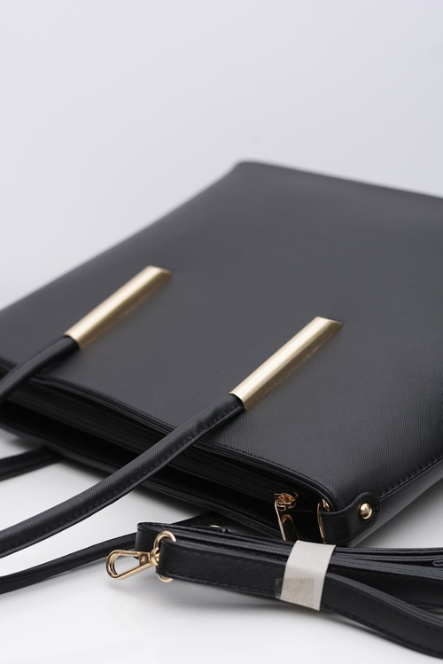 Women's Large Black Classic Handbag