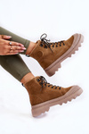 Suede Warm Boots Big Star KK274521 Beige