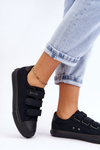 Classic Velcro Fabric Sneakers Big Star LL274A204 Black