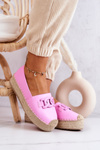Classic Espadrilles On The Platform Pink Julianne