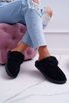 Damskie Klapki Papcie Czarne Mirendy