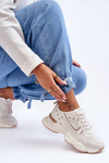 Women's Sport Sneakers Beige Feluci