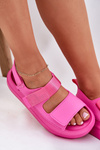 Women's Platform Sandals With Straps Fuchsia Nitepira