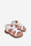 Children's Braided Slip-on Sandals White Tracy