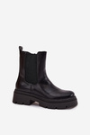 Insulated ankle boots with zipper Black Niviane