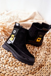 Children's Boots Lacquered Suede Black My Lovely