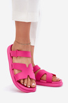 Women's Rubber Slides With Strap Fuchsia Tavirae