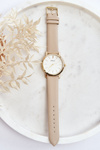 Women's Watch With Gold Case Ernest Beige Vega
