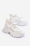 Women's Sock Sneakers White Keaton