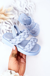 Children's Sandals With Drawstring Blue Cutie-Pie