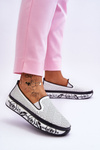 Women's Openwork Leather Sneakers Slip-On White Sorito