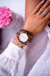 Women's Michael John Wrapped Watch Beige Lanell