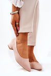 Classic Suede Beige Rheya Pumpkin pumps