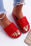 Women's High Flip Flops Red Kadela