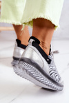 Sneakersy Damskie Skórzane Szare Maciejka 04916-03