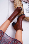 Women's Heeled Boots Brown Ergost