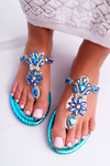 Women's Lu Boo Flip Flops Crystal Blue Conathe