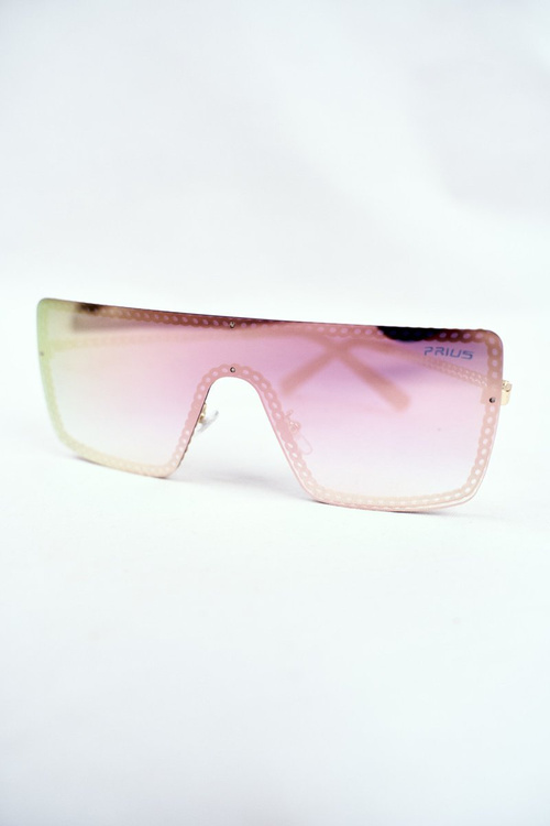 Women's Sunglasses Prius PRE-12 Pink Mirror Chain