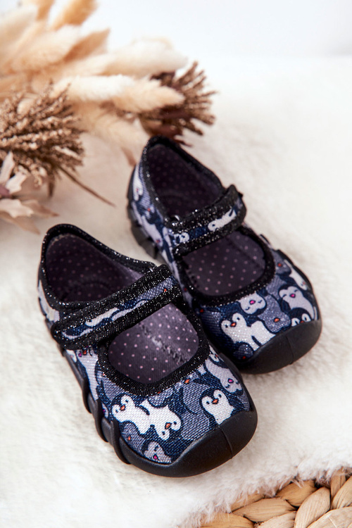 Flip-flops Ballerinas Befado Penguins 109P239 Black