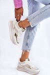 Women's Wedge Sports Shoes Light beige Ruby