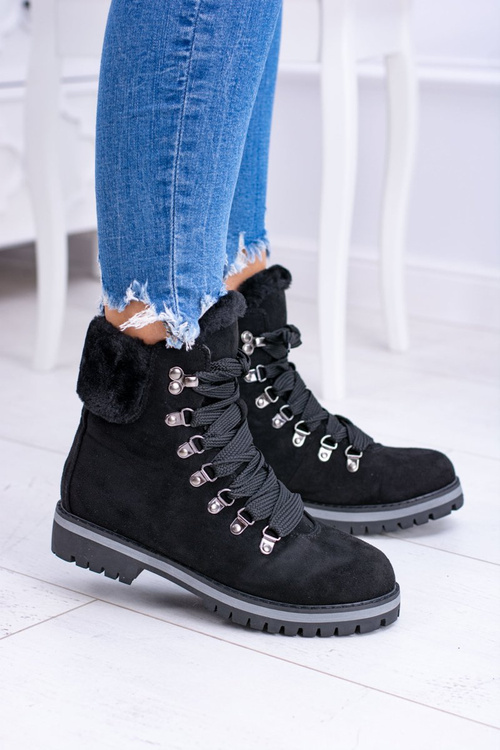 Black Women's Timber Faux Fur Trappers Vices K2