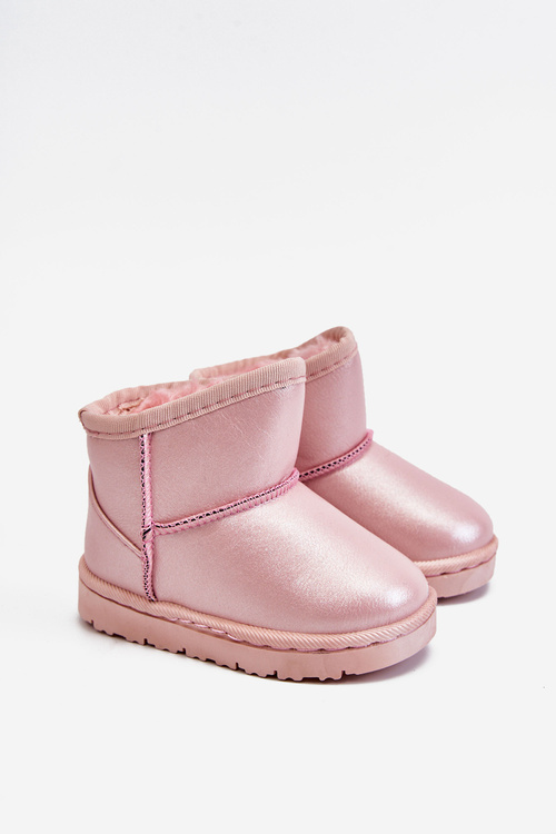 Warmed Children's Snow Boots Pink Scooby