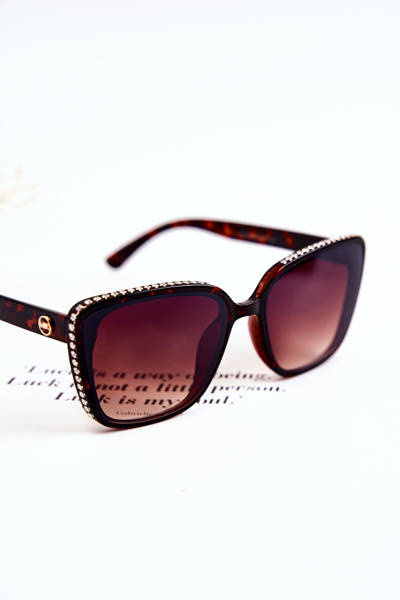 Women's Sunglasses Marbled M2338 Brown