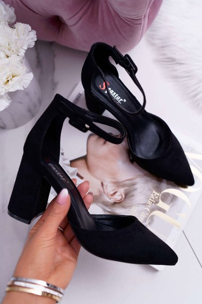 Women's Stiletto pumps Suede Black Harye