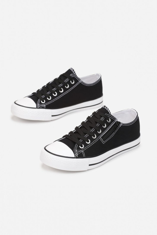 Women's Sneakers With A Zipper Black Malani