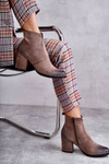 Classic Suede Booties La.Fi 260035DTA-SU Beige