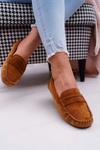 Women's Suede Moccasins Bolero Camel