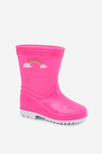 Kids Rubber Boots Fuchsia Esalina